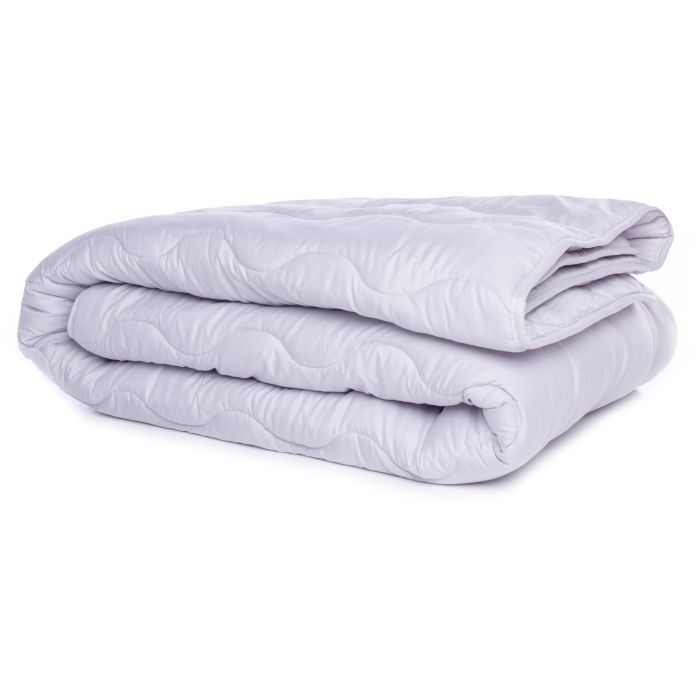 Ковдра MirSon антиалергенна EcoSilk всесезонна №9007 Eco Light Gray 140x205 см (2200005994337) зображення 5