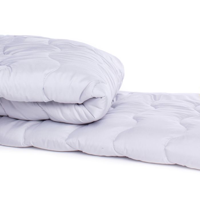 Ковдра MirSon антиалергенна EcoSilk всесезонна №9007 Eco Light Gray 140x205 см (2200005994337) зображення 6