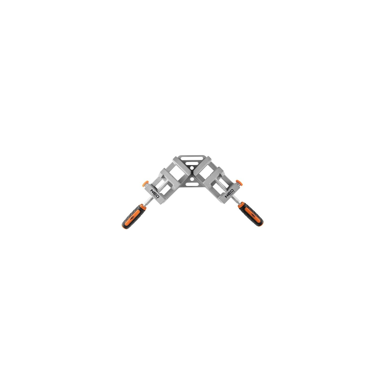 Струбцина Neo Tools кутова, алюмінієва, дві напрямні 75 мм, 70х70мм (45-491) зображення 2