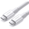 Дата кабель USB-C to USB-C 1.0m US300 20V/5A 100W White Ugreen (60551) изображение 2