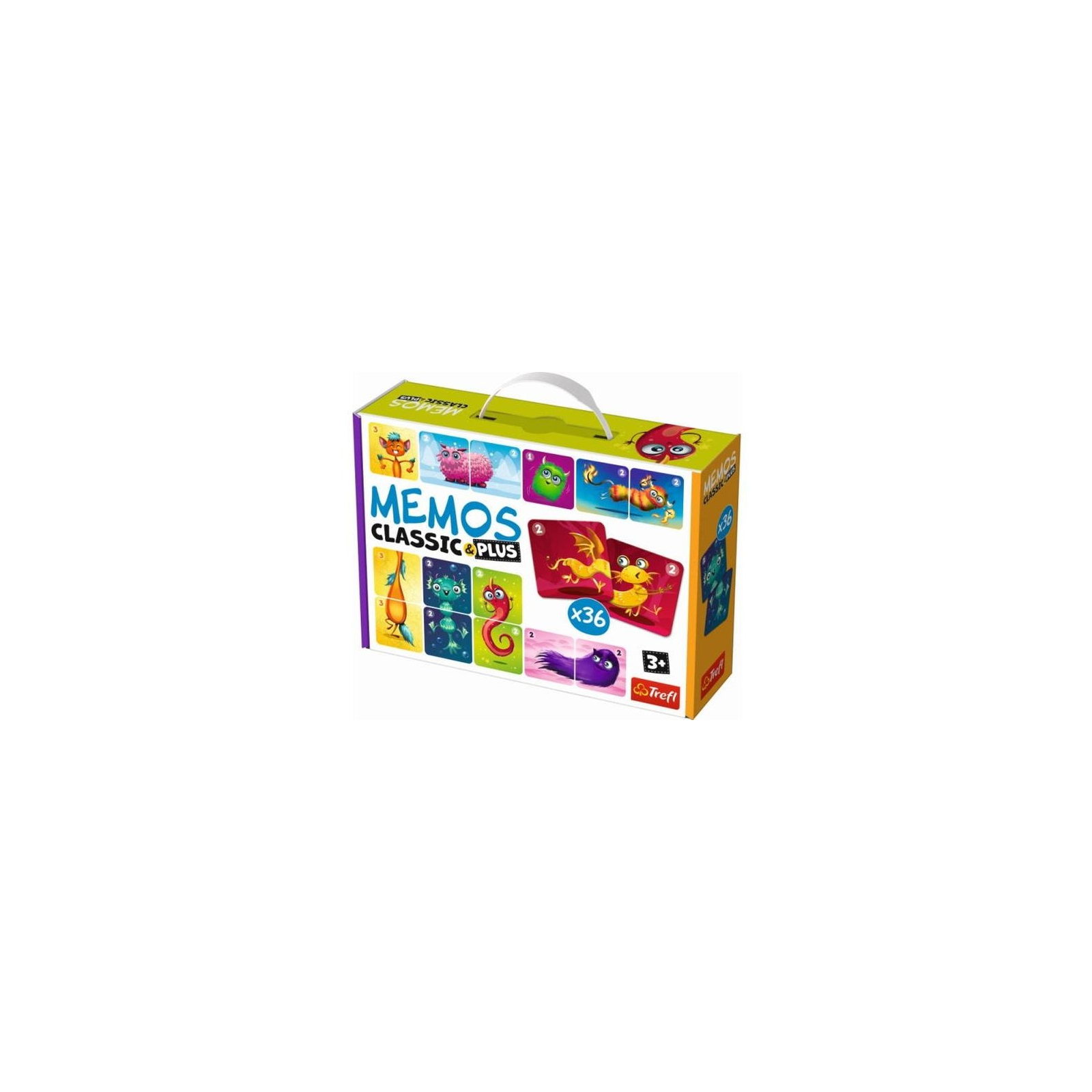 Настольная игра Trefl Мемо Классическое Милые монстрики (Memos Classic&plus Cute monsters) (02273)