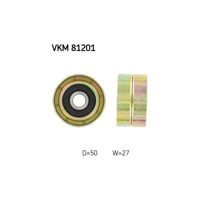 Ролик натягувача ременя SKF VKM 81201