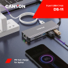 Порт-репликатор Canyon DS-11, 9 in 1 USB-C hub, HDMI, Gigabit Ethernet, Type-C PD/100W (CNS-TDS11) изображение 3