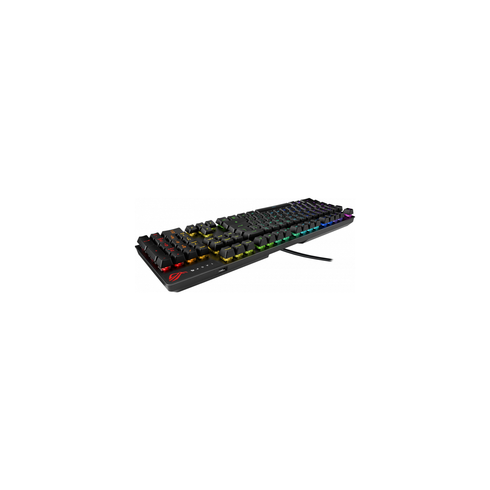Клавиатура ASUS ROG Strix Scope RX Red USB UA Black (90MP0240-BKMA00) изображение 7