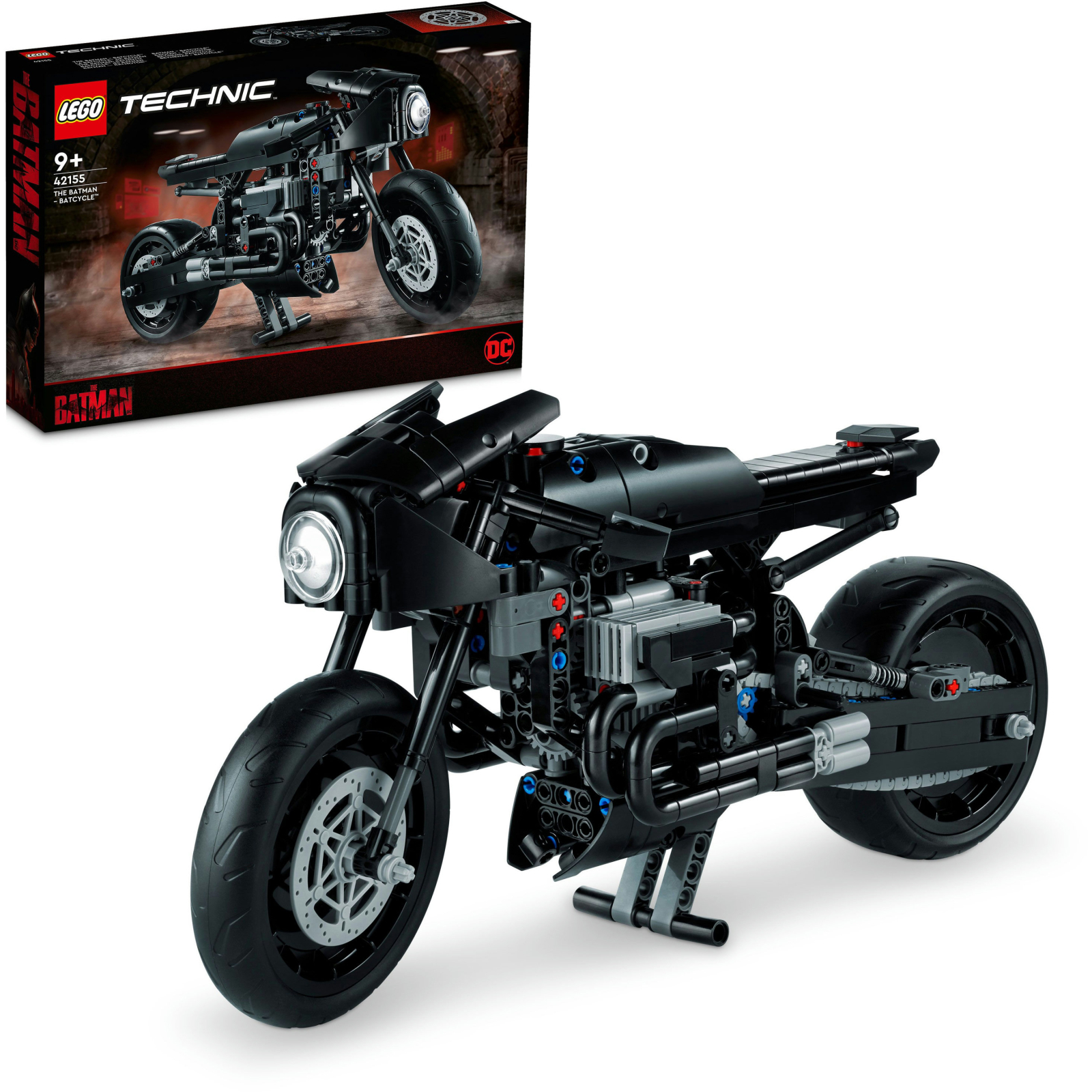 Конструктор LEGO Technic Бэтмен: Бэтцикл 641 деталь (42155) изображение 9