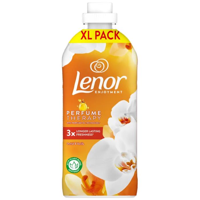 Кондиционер для белья Lenor Ванильная орхидея и золотой янтарь 925 мл (8006540901779) изображение 2