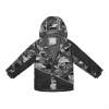 Куртка Huppa ALEX 1 17800130 тёмно-серый с принтом 128 (4741468803432) изображение 3