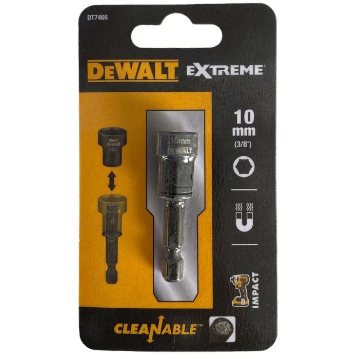 Головка магнитная DeWALT магнитная EXTREME IMPACT съёмная, 1/4"х10 мм (DT7466)