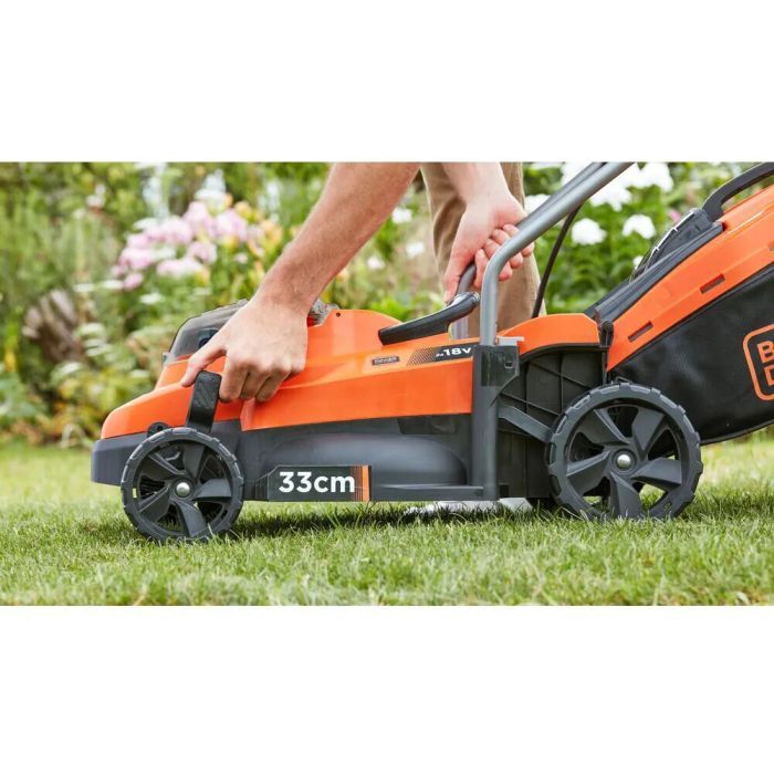 Газонокосилка Black&Decker BCMW3318 18V, 2x2.5Ah, ширина кошения 32 см (BCMW3318L2) изображение 8