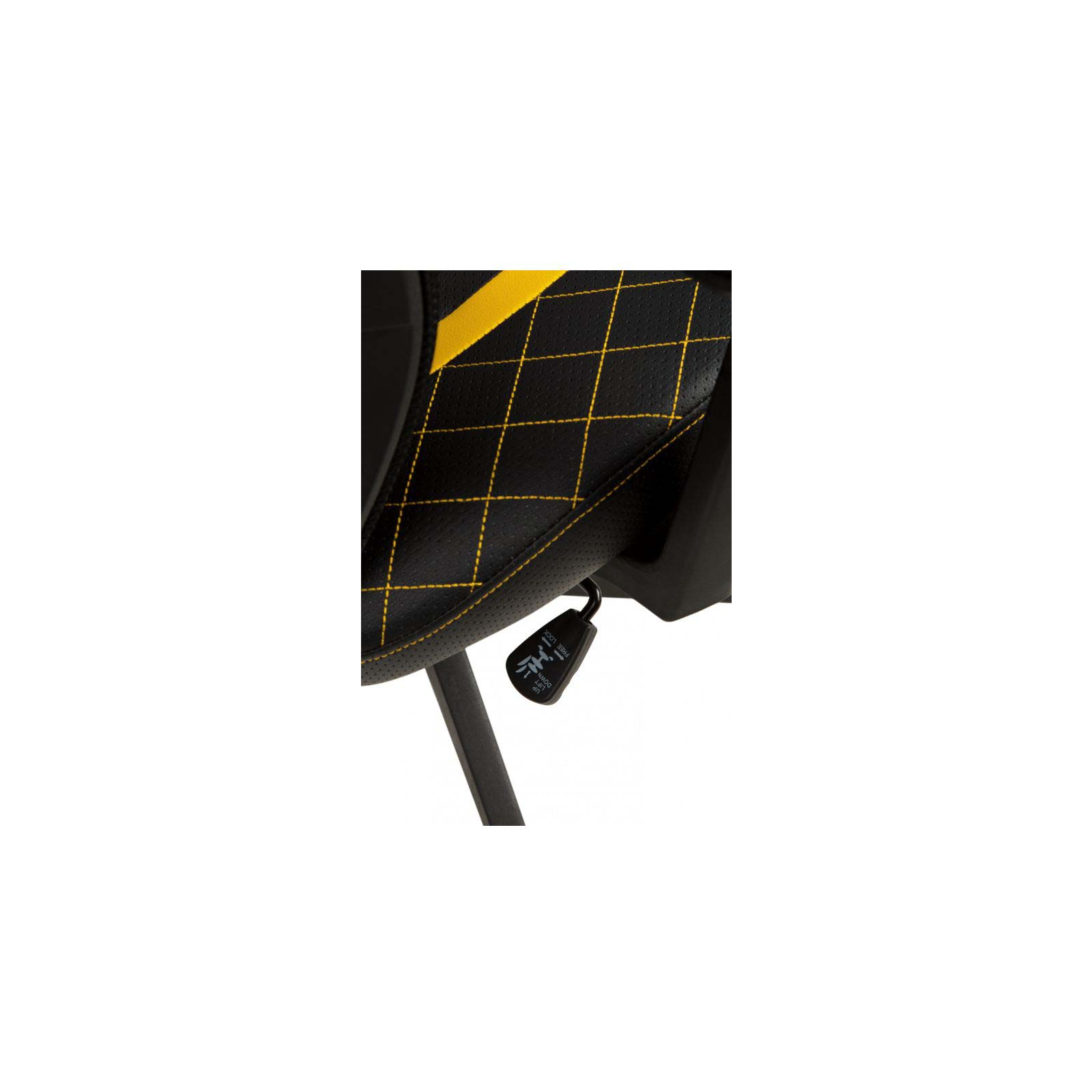 Кресло игровое GT Racer X-6674 Black/Yellow изображение 10