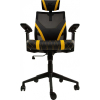 Кресло игровое GT Racer X-6674 Black/Yellow изображение 5