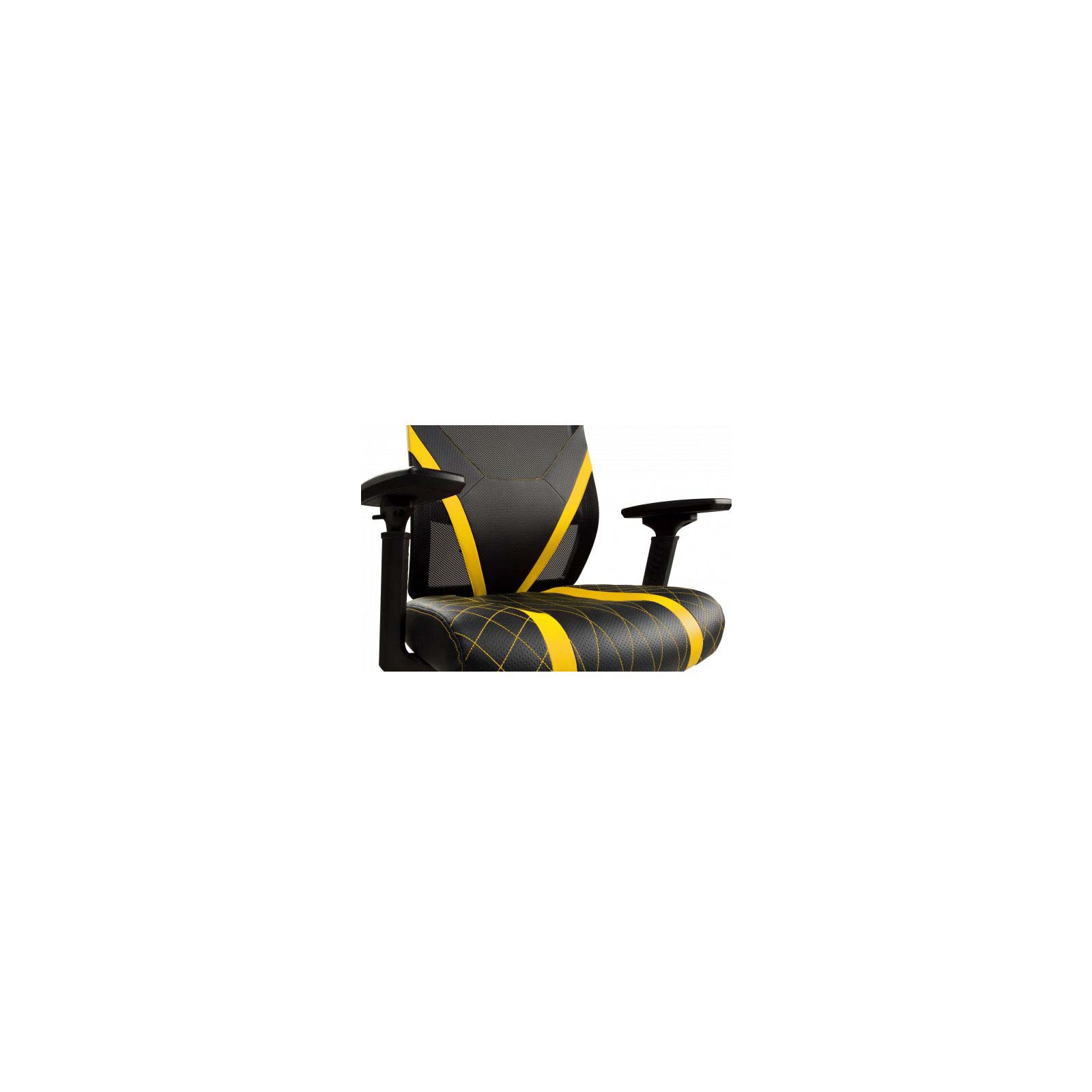 Кресло игровое GT Racer X-6674 Black/Yellow изображение 9