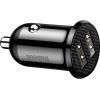 Зарядний пристрій Baseus Grain Pro Car Charger (Dual USB 4.8A ) USB Black (CCALLP-01) зображення 2