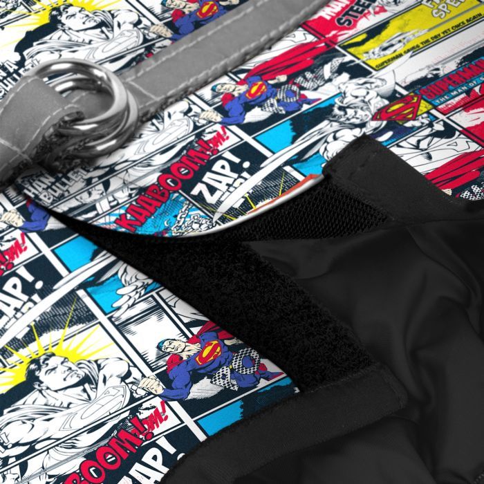 Шлея для собак WAUDOG Clothes з QR паспортом "Супермен комікс" XS4 (1004-4006) зображення 3
