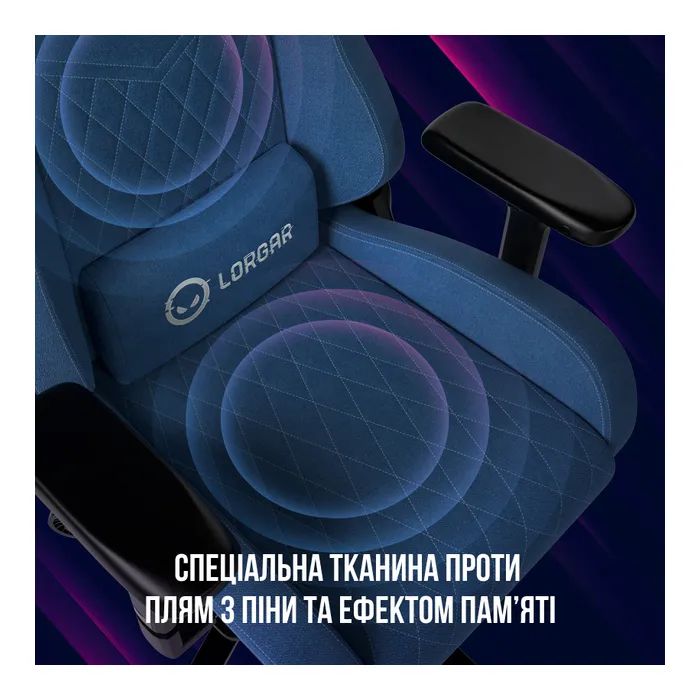 Кресло игровое Lorgar Ace 422 Blue (LRG-CHR422BL) изображение 6