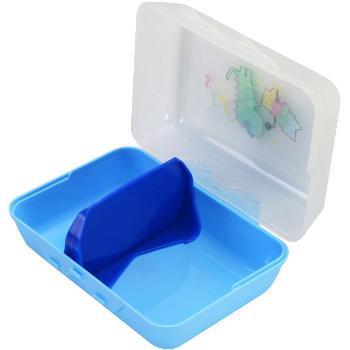 Ланч-бокс дитячий Optima ROCK 850 мл, блакитний (O98111) зображення 2