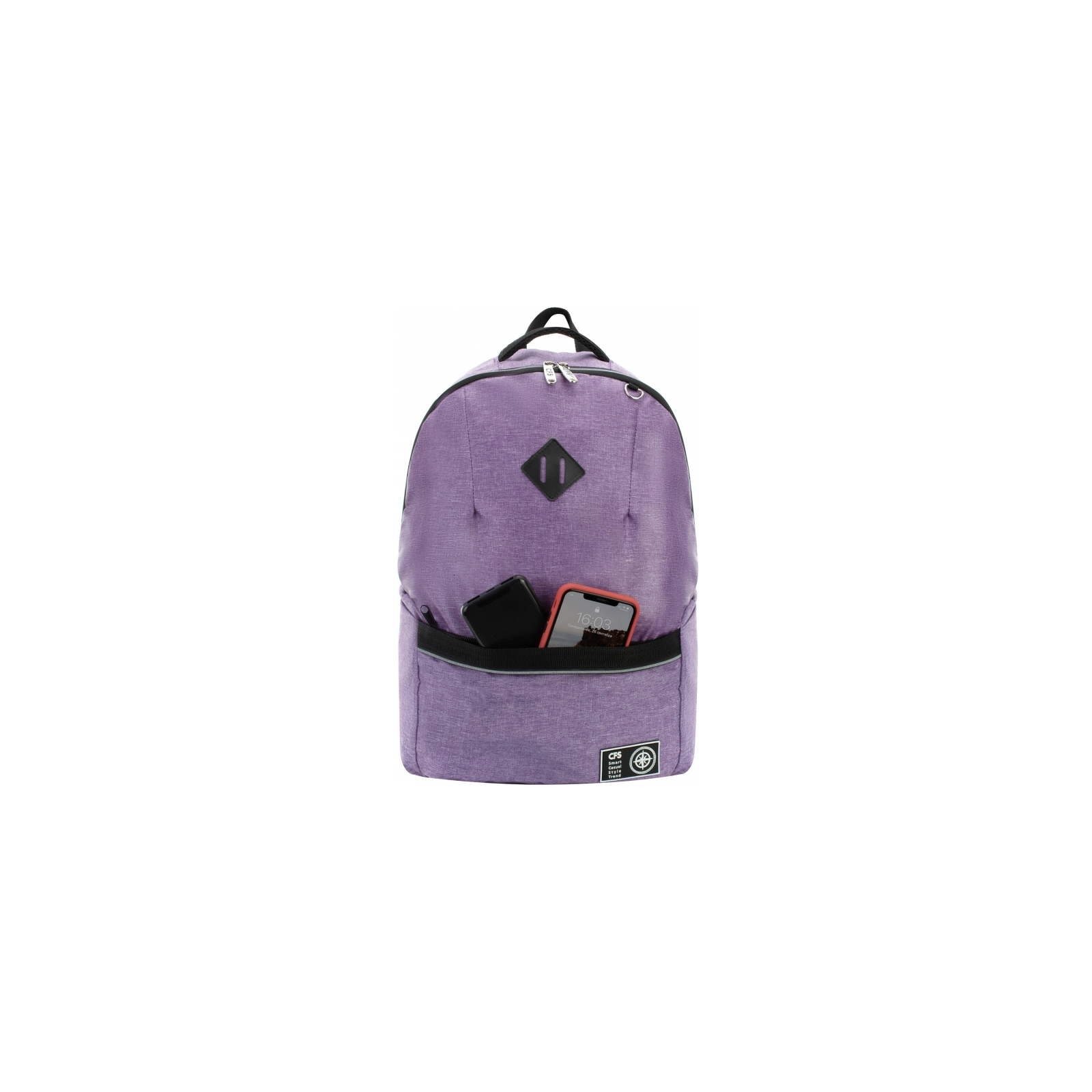 Рюкзак шкільний Cool For School 17" Фіолетовий 20 л (CF86754) зображення 5