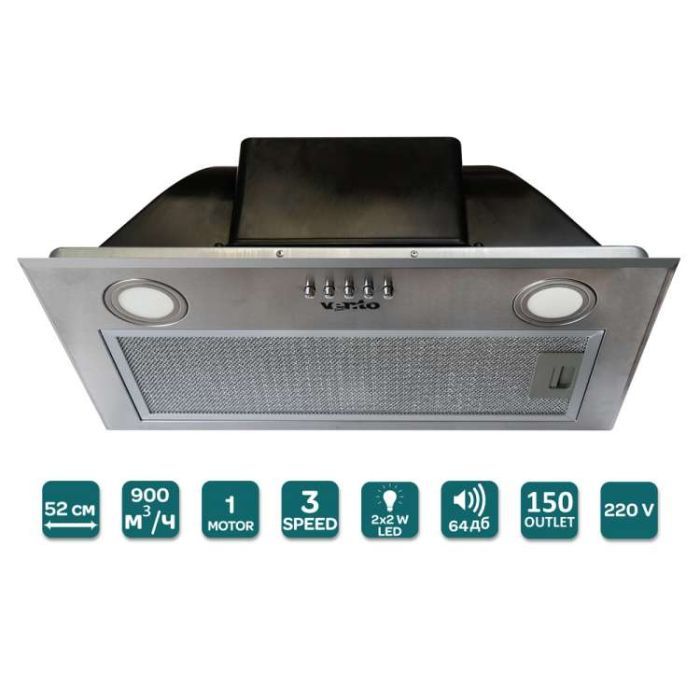 Витяжка кухонна Ventolux PUNTO 52 X (900) PB PC зображення 5