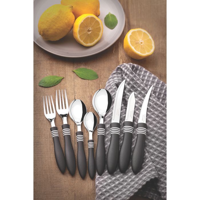 Кухонный нож Tramontina Cor Cor Tomato Serrate 102 мм Black (23462/104) изображение 2