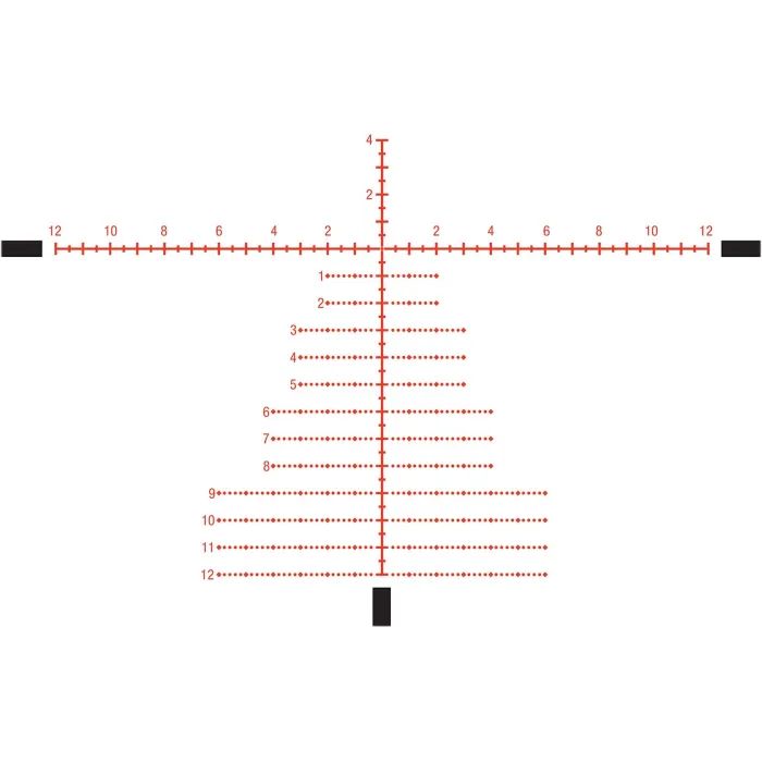 Оптический прицел Trijicon Tenmile 4.5-30x56 Red/Green MRAD Precision Tree FFP (TM3056-C-3000013) изображение 4