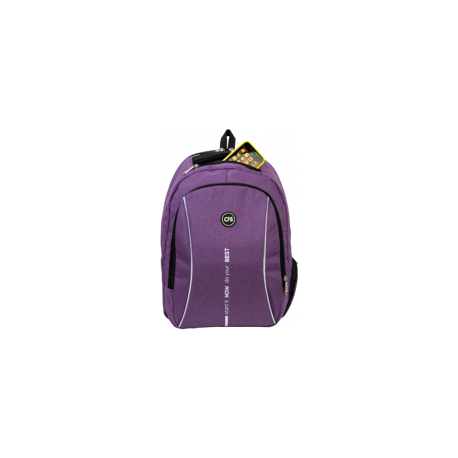 Рюкзак шкільний Cool For School 17.5" Графітовий 17 л (CF86766) зображення 6