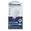 Зарядний пристрій Proda PD-A28i 2хUSB 2.4A + USB Ligthtning 1.0m (PD-A28i-WH) зображення 4