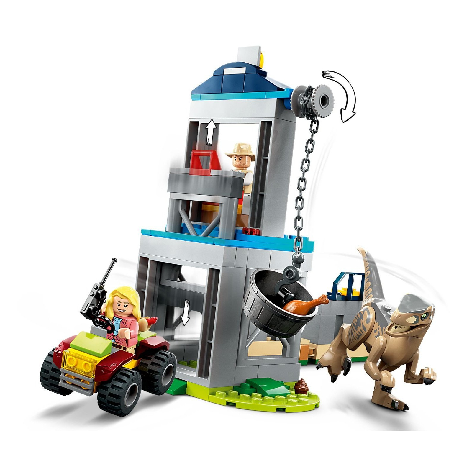 Конструктор LEGO Jurassic Park Побег велоцираптора (76957) изображение 4