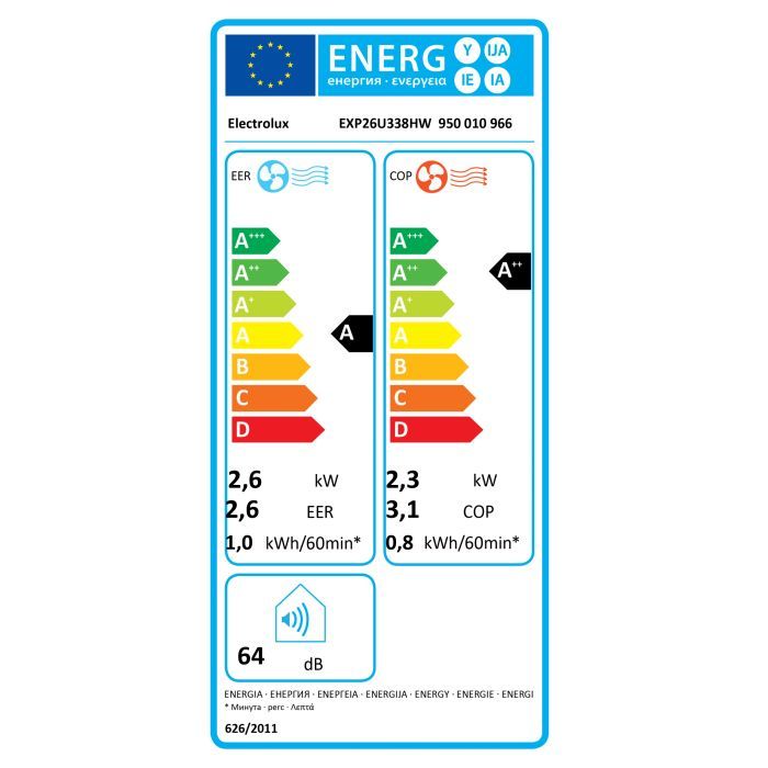Кондиціонер Electrolux EXP26U338HW зображення 8