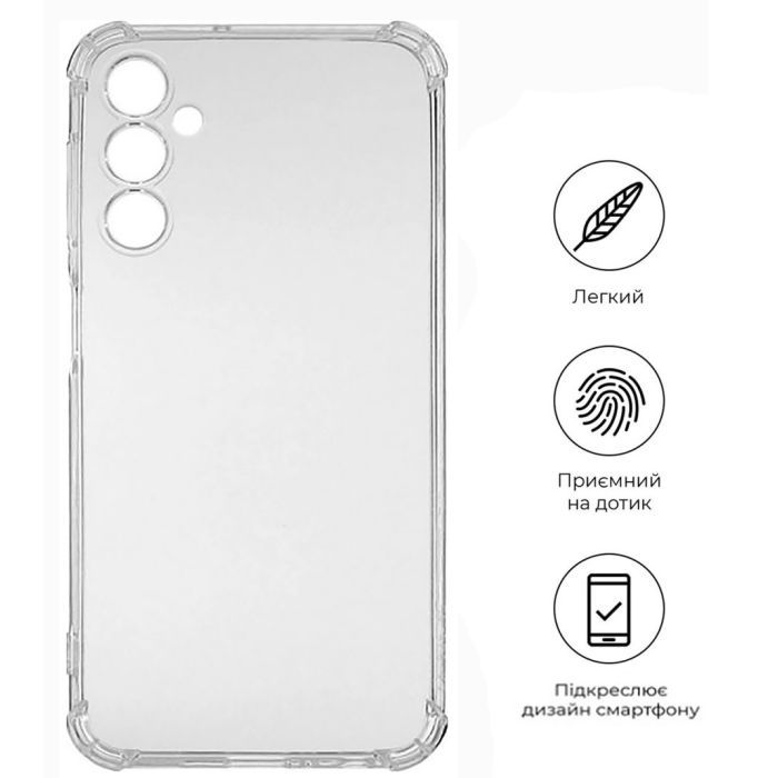 Чехол для мобильного телефона BeCover Anti-Shock Samsung Galaxy A24 4G SM-A245 Clear (709328) изображение 4