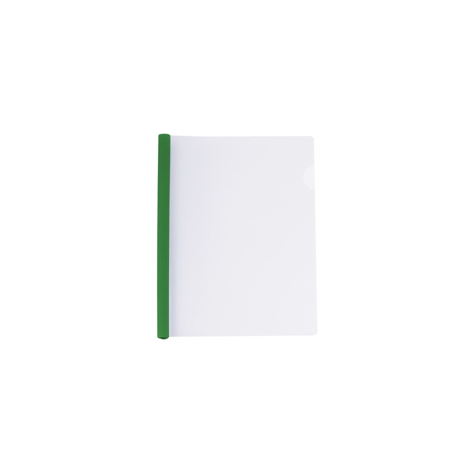 Папка-скоросшиватель Economix А4 с планкой-зажимом 15 мм (2-95 листов), зеленая (E31211-04)