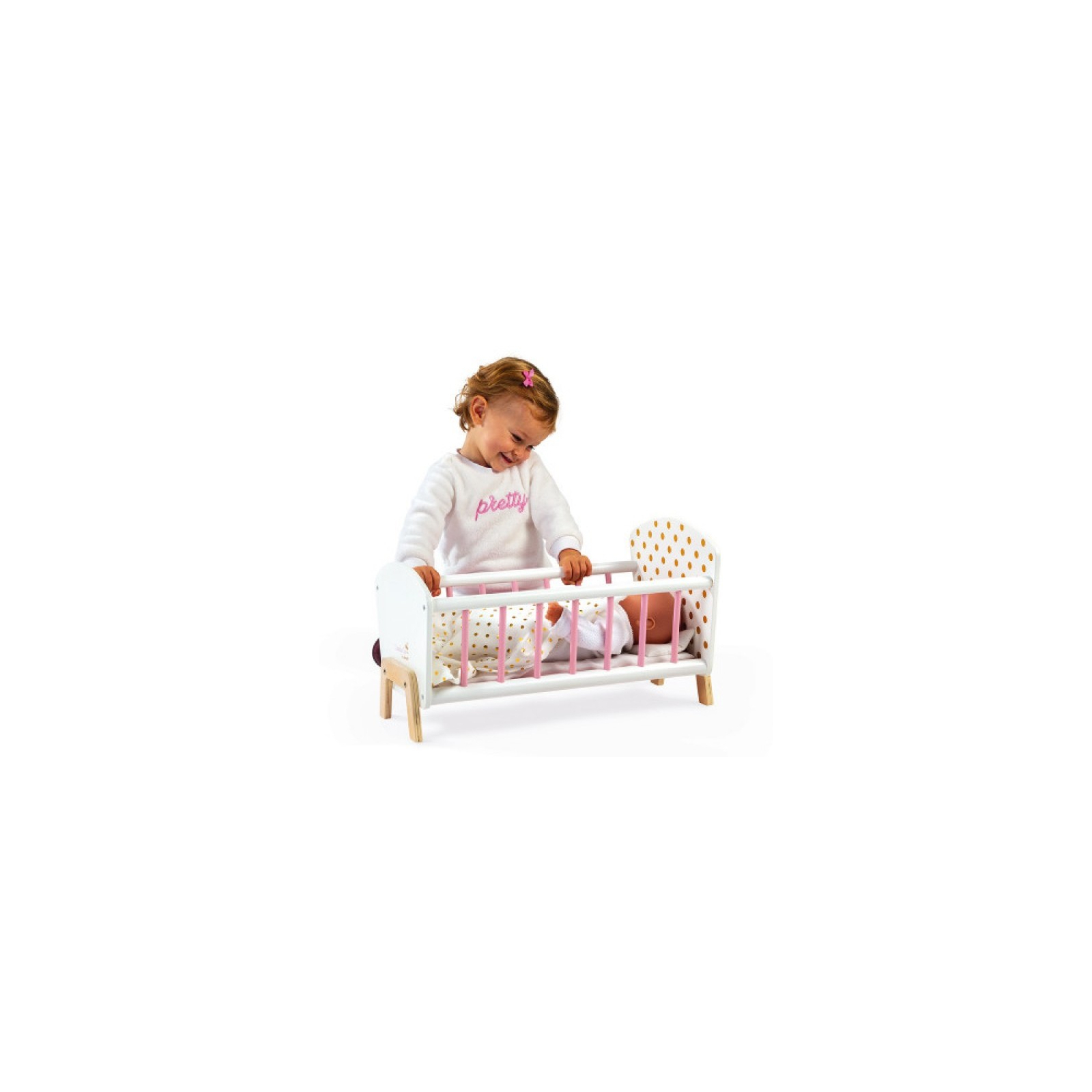 Игровой набор Janod Кроватка для куклы (J05889) изображение 7