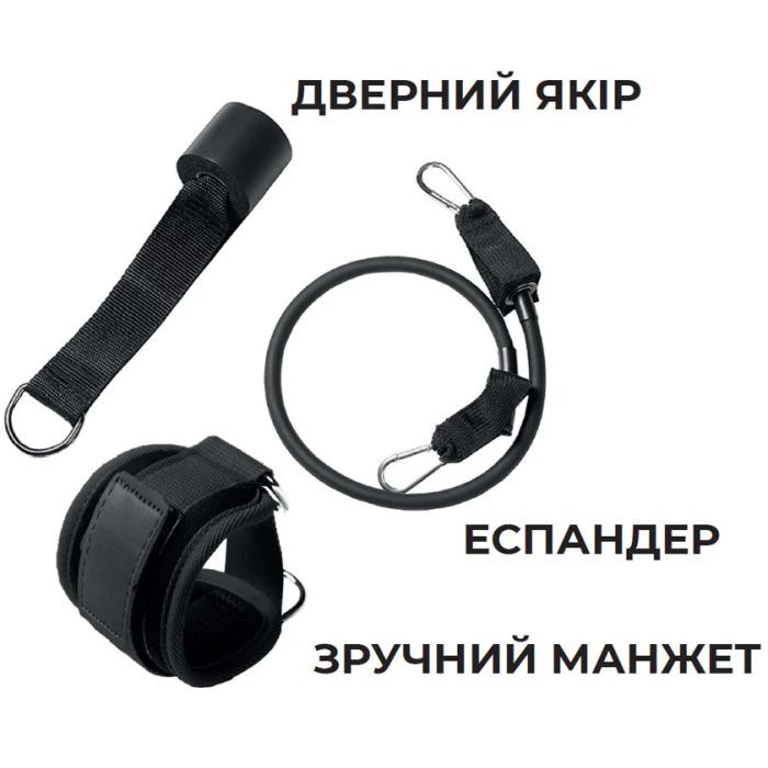 Манжета для тяги PowerPlay 4334 Чорна (PP_4334_Black) изображение 3