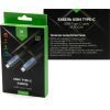 Дата кабель USB-C to USB-C 0.8m USB4 240W 40GBps 8K60Hz Nylon Vinga (VCPDCU4) зображення 3