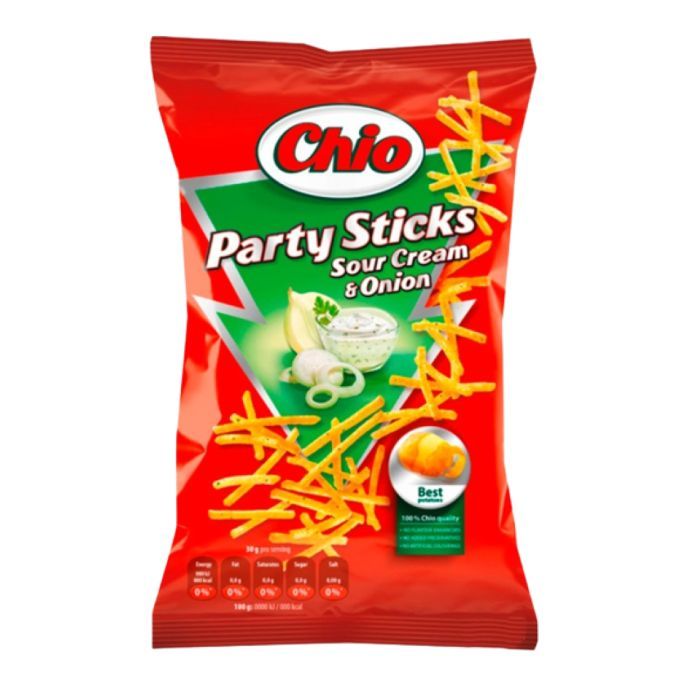 Соломка Chio Party Stick со вкусом сметаны и лука 70 г (5900073004132)