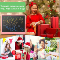 Планшет для малювання Lunatik з LCD екраном 15" Рожевий (LN15M-DP) (1136797) зображення 2