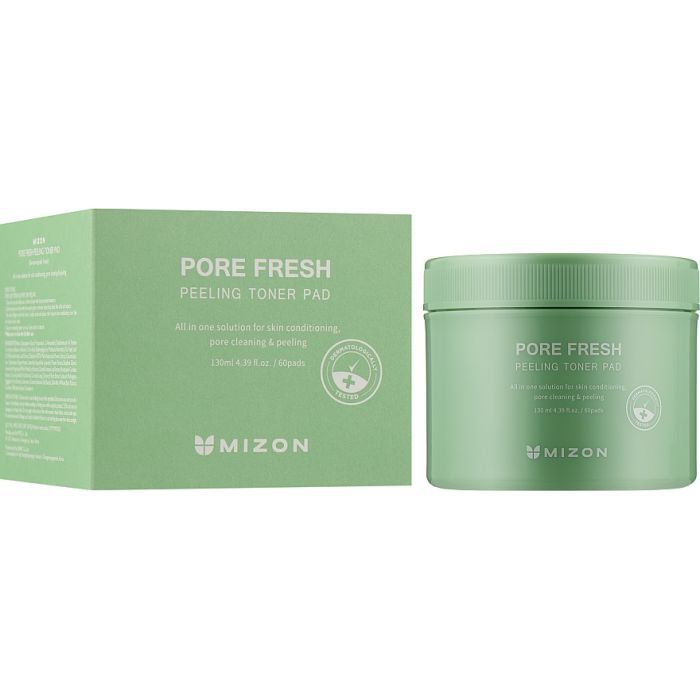 Пілінг для обличчя Mizon Pore Fresh Peeling Toner Pad 130 мл (8809663751975) зображення 2