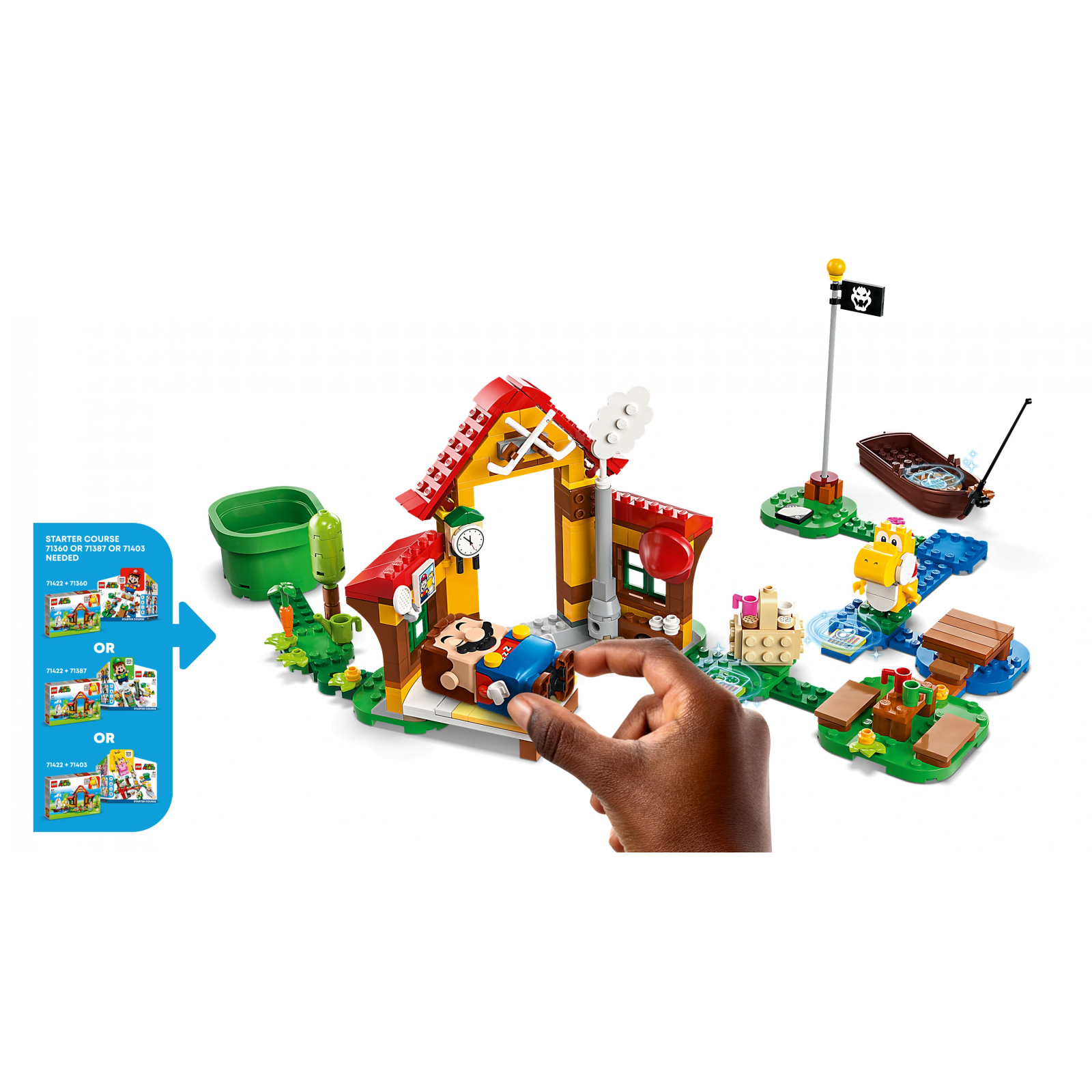 Конструктор LEGO Super Mario Пікнік у будинку Маріо. Додатковий набір (71422) зображення 5