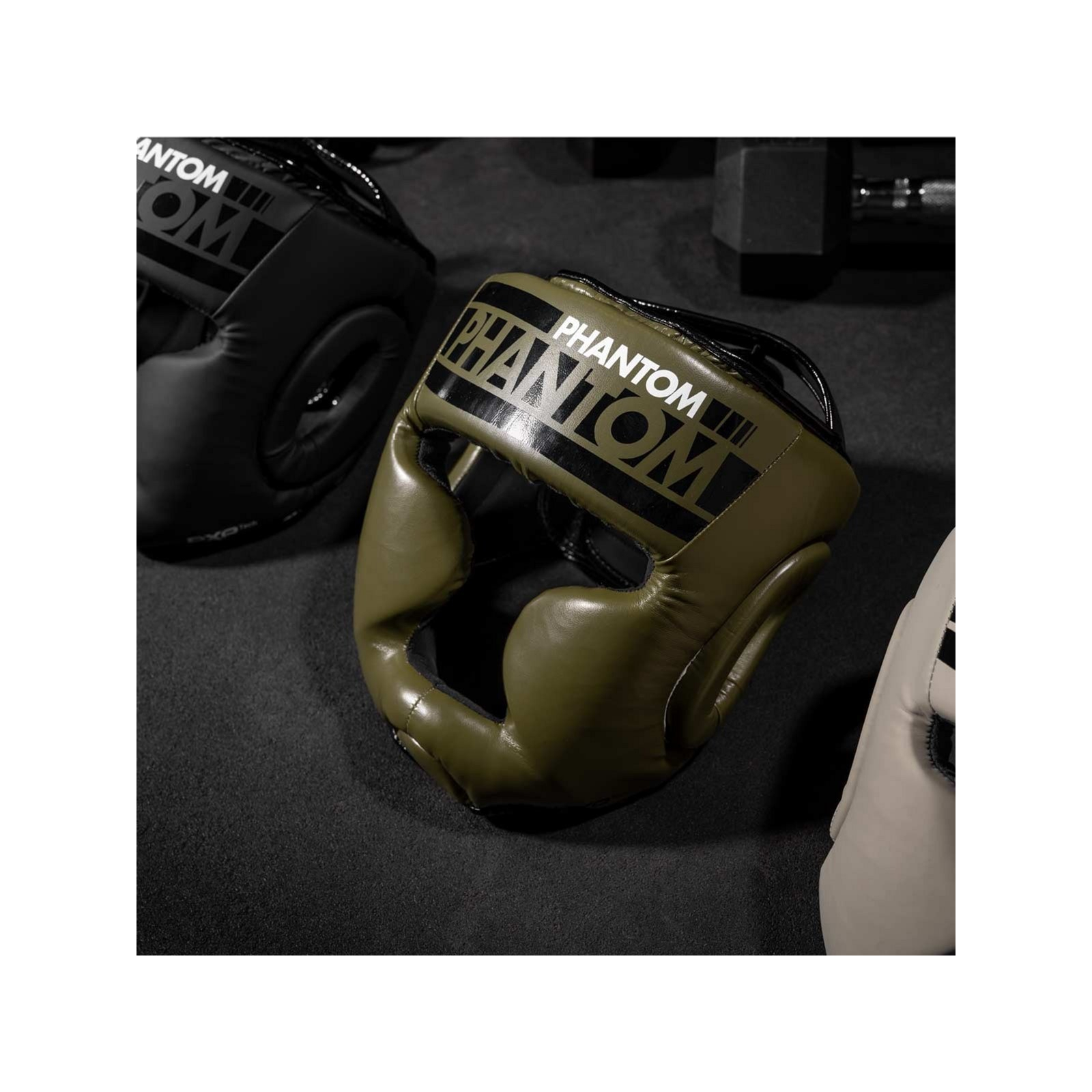 Боксерский шлем Phantom APEX Full Face Army Green (PHHG2402) изображение 6