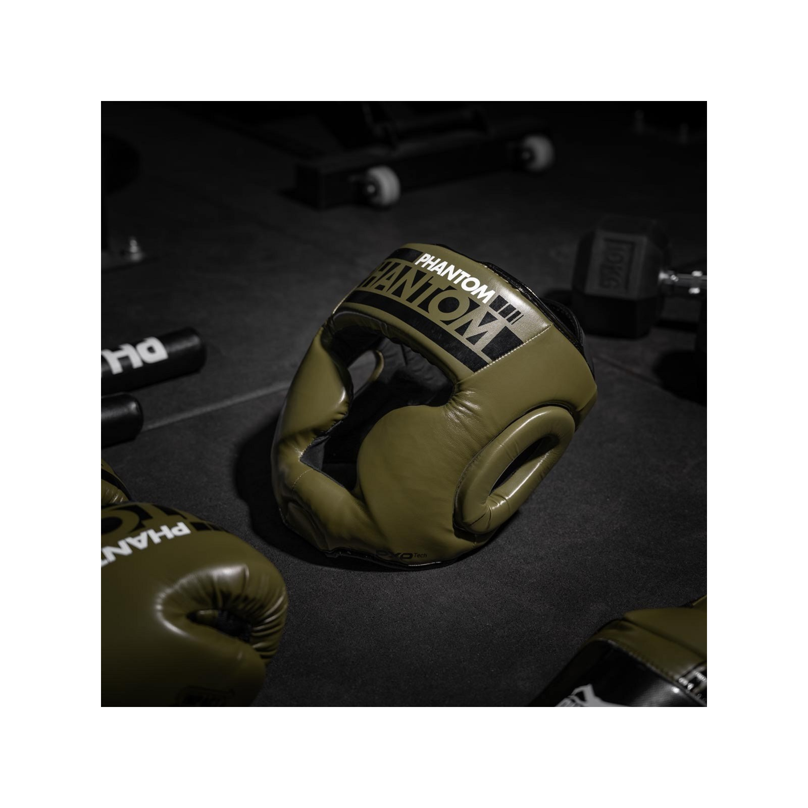 Боксерский шлем Phantom APEX Full Face Army Green (PHHG2402) изображение 7