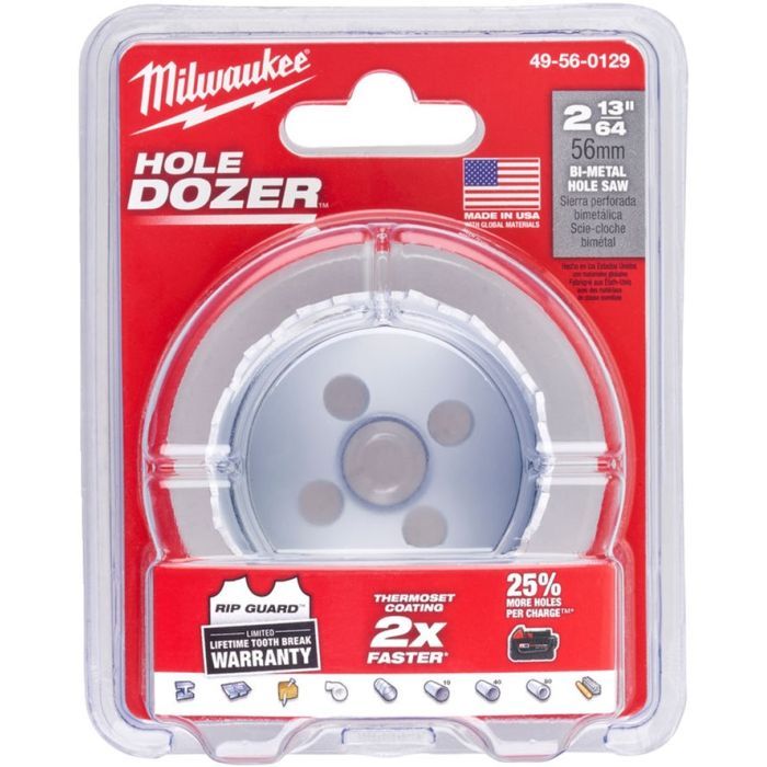 Коронка Milwaukee Bi-Metal 33мм (49560067) изображение 2