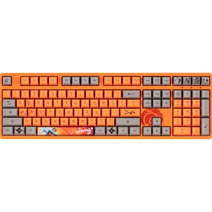 Клавиатура Akko 3108 Naruto 108Key CS Pink V2 USB UA No LED Orange (6925758683456)