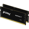 Модуль памяти для ноутбука SoDIMM DDR5 32GB (2x16GB) 5600 MHz Impact Black Kingston Fury (ex.HyperX) (KF556S40IBK2-32) изображение 2