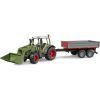 Спецтехника Bruder Трактор Fendt Vario 211 с передним погрузчиком и прицепом (02182)