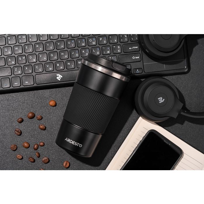 Термокружка Ardesto Urban 500 мл Темно-синя (AR2650DB) изображение 4