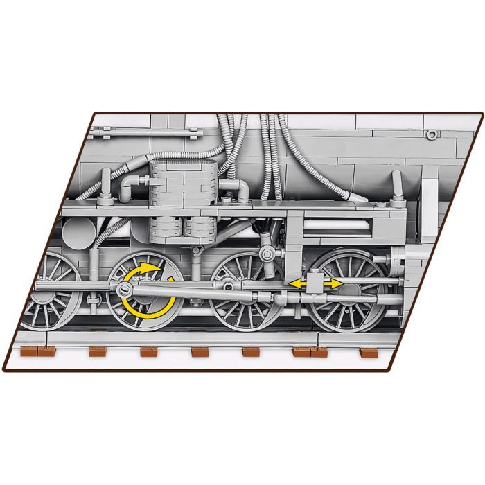 Конструктор Cobi Локомотив Kriegslokomotive Class 52 1:35, 2476 деталей (COBI-6281) изображение 4