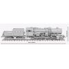 Конструктор Cobi Локомотив Kriegslokomotive Class 52 1:35, 2476 деталей (COBI-6281) изображение 9