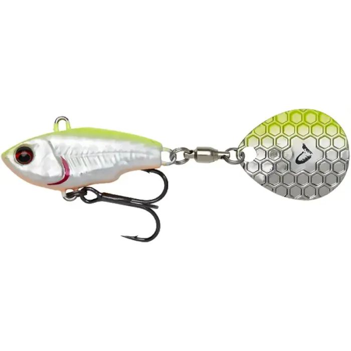 Блесна Savage Gear Fat Tail Spin 65mm 16.0g Lemon Back Flash (1854.44.57)