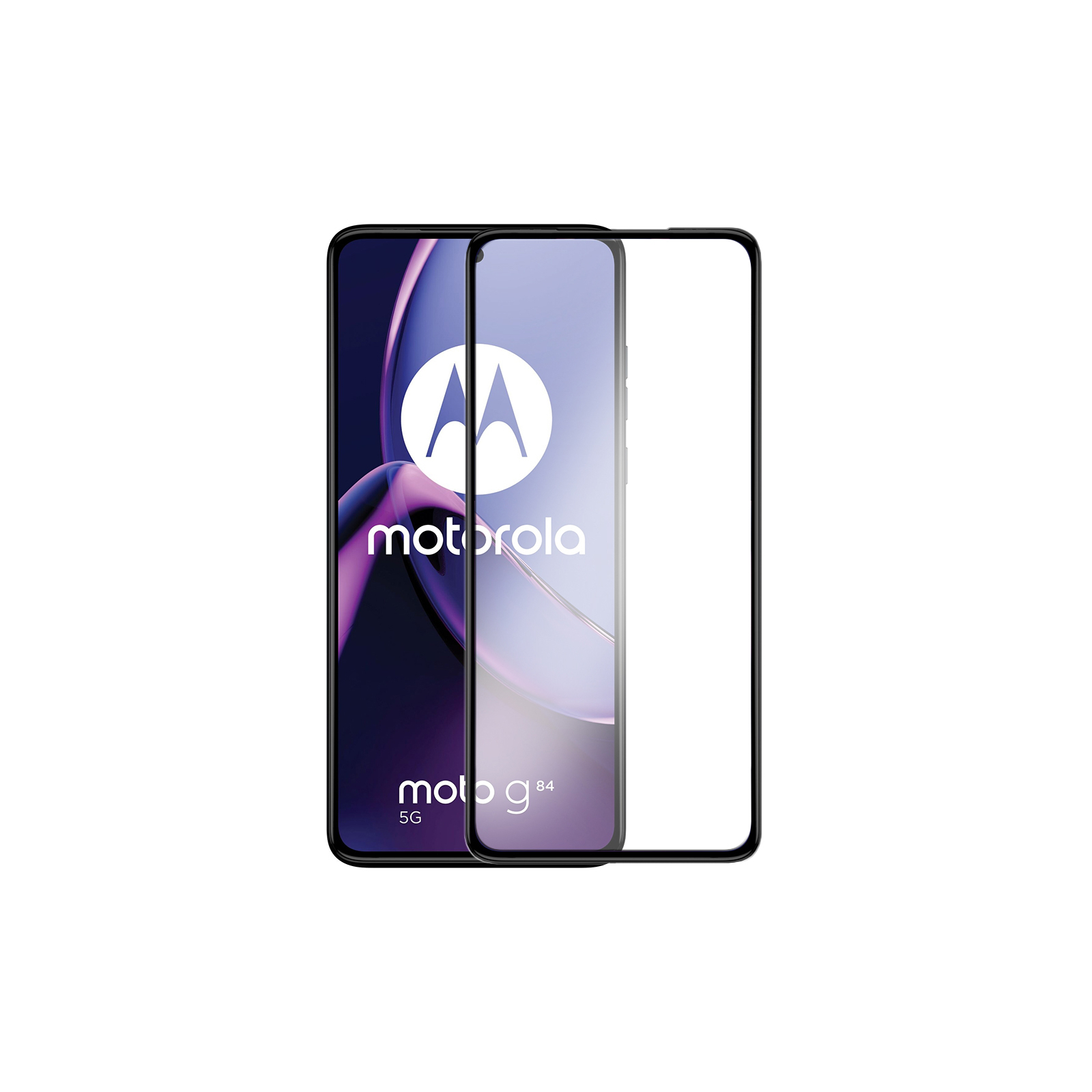 Стекло защитное BeCover Motorola Moto G84 Black (710108) изображение 2
