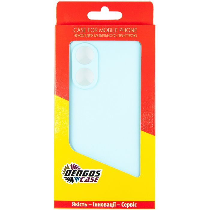 Чехол для мобильного телефона Dengos Soft Oppo A78 4G (ice blue) (DG-TPU-SOFT-34) изображение 5