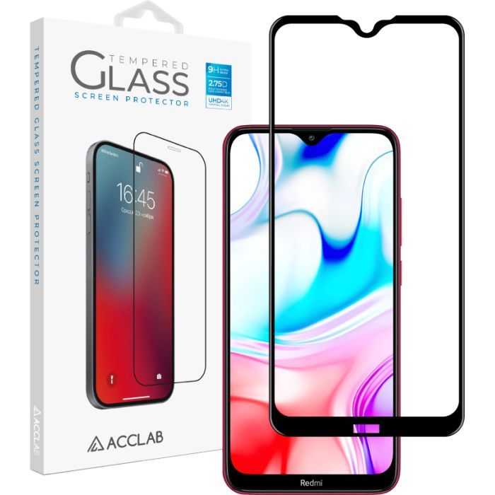 Стекло защитное ACCLAB Full Glue Xiaomi Redmi 8 (1283126508738)